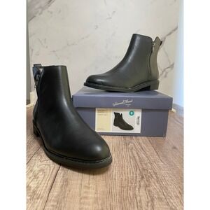 Universal Thread Bronna Booties Ankle Boots Side Zip‎ Black Size 8